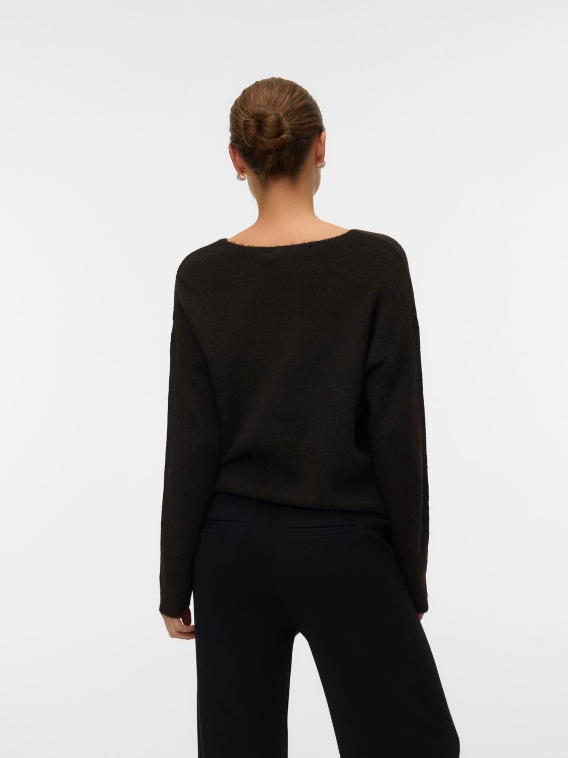 VMCREWLEFILE Pullover - Chocolate Torte - VERO MODA & VILA Bergvik
